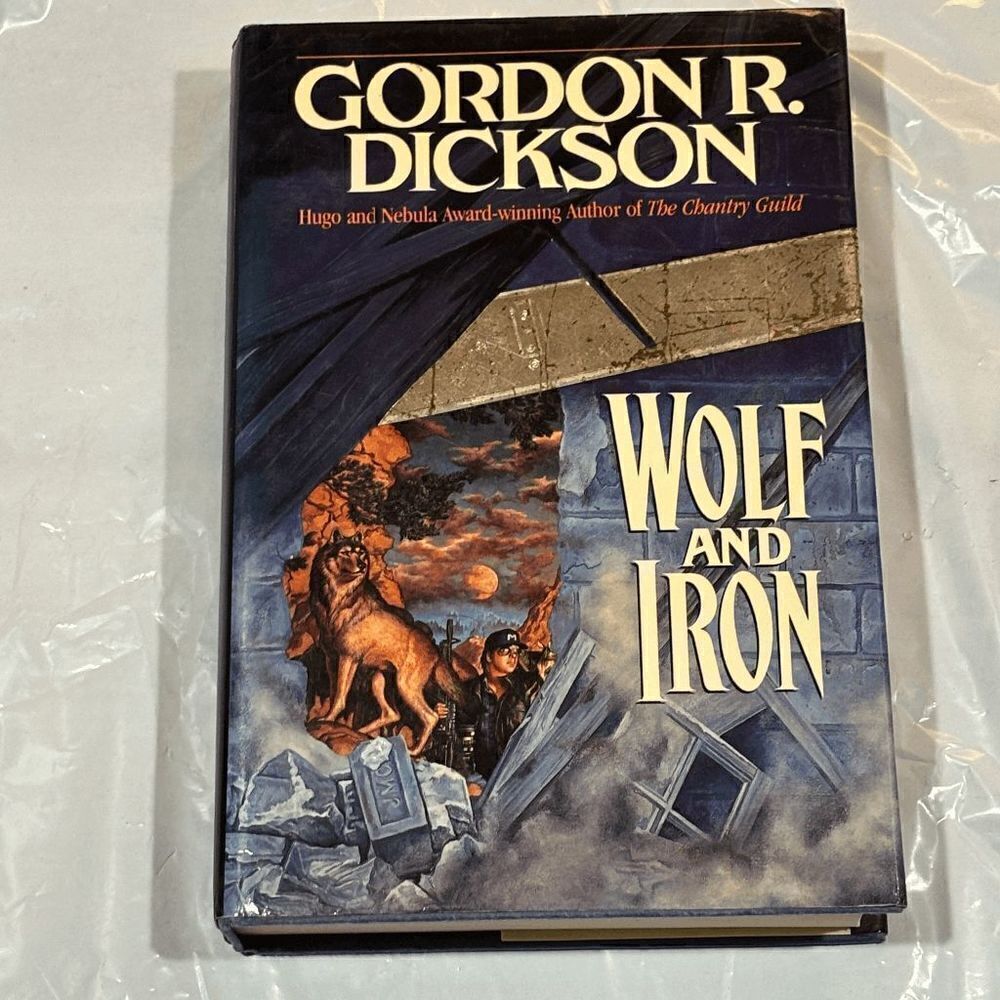Wolf and Iron Hardcover 1st Edition 1st Printing 1990 by Gordon R. Dickson VG